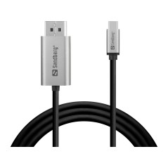 "Sandberg USB-C to DisplayPort Cable 2M - High-Quality, Reliable Connectivity – Model 136-51"